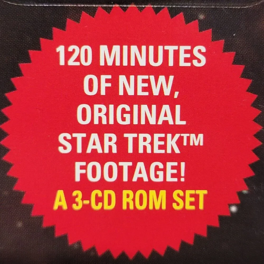 VINTAGE Star Trek Borg 1996 Interactive Movie w/ Box (no Manual)